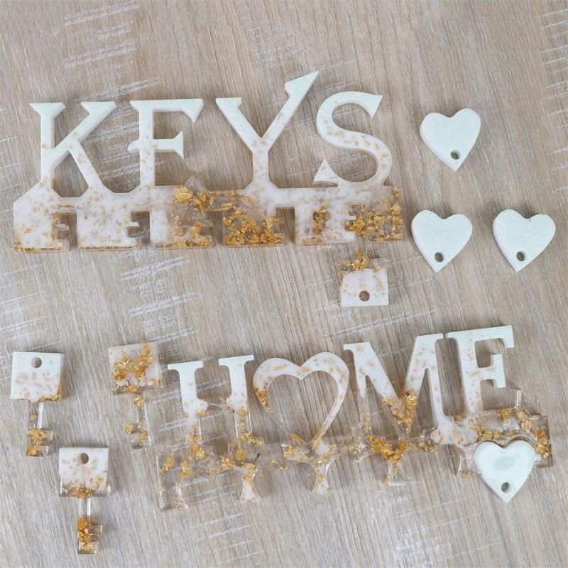Portable Key Storage Shelf Form Wall Hangings Shelf Hook Storage Rack Mold Compact Silicone Rack Mold for Easy Projects