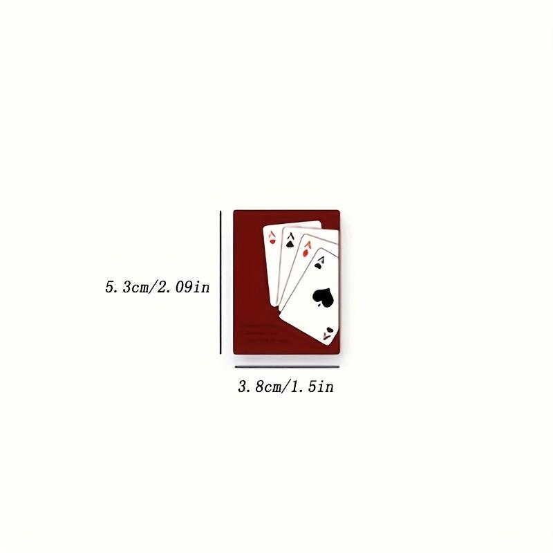 2pcs a deck of playing cards and a set of chips, paper thin poker, table game poker, magic poker props