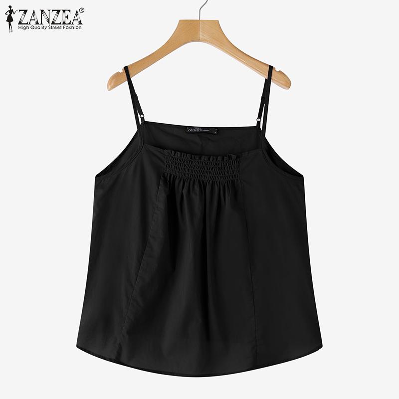 ZANZEA Women Summer Casual Straps Slip Camisoles