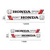 2Pcs Car Door Sticker Anti-Scratch Decals Decoration Accessories For Honda Fit Jazz GK5 Civic Type-R CRV Pilot Accord Insight SM1