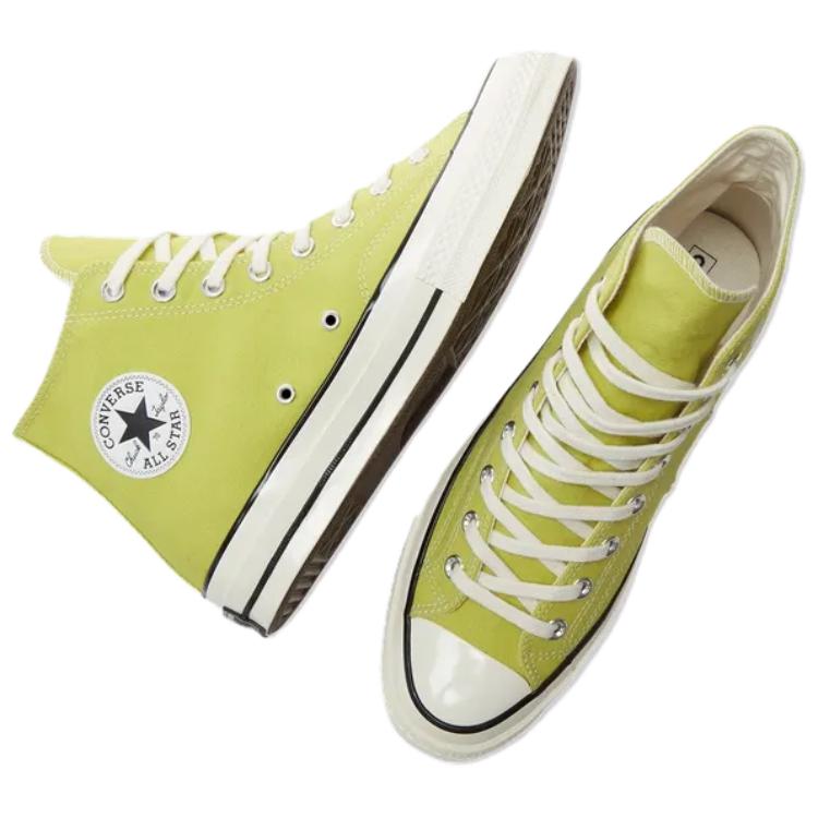 Converse 1970s Versatile Casual Comfortable High-Top Canvas Shoes Unisex sneaker Green A11443C