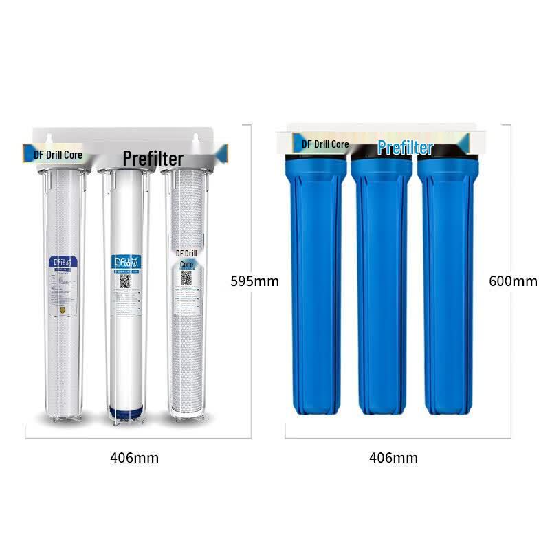 Zuanxin 20-Zoll Ganzhaus Vorfilter Wasserreiniger CN-Stecker (Adapter enthalten)