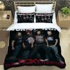 Tokio Hotel Band Printed Bedding Set Luxury Duvet Cover Comforter Exquisite Bed Supplies Birthday Gift