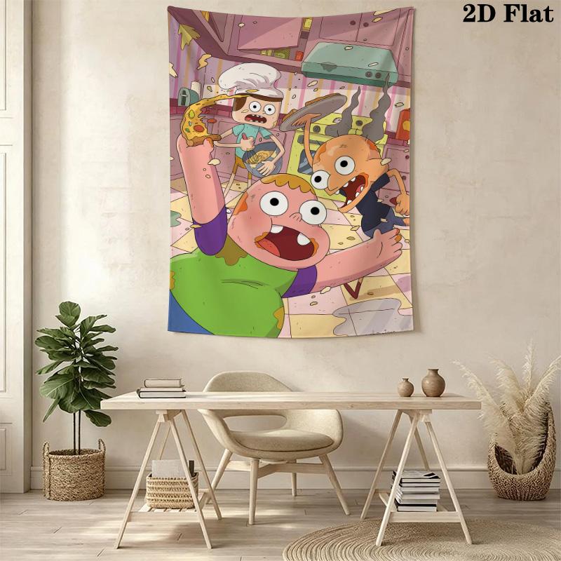Clarence Animated Series Pattern Home Decor Tapestry, Wall Hanging, Decorative RV Wall Cloth.XGT0914410