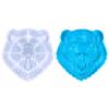 Handgefertigter Bär für Kopfform Tieranhänger Silikonform 3D Bär für Kopf Harzform DIY Handwerk Wandanhänger Schmuck Dec