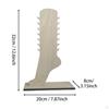 Wood Jewelry Display Stand Bracelet Holder Portable Space Saving Creative Foot Shaped Rack Anklet