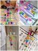 10PCS Colorful 26 Letter Beads 20mm Loose Beads Big Hole DIY Jewelry Making Kit Bracelet keychain for Educators to Learn Letters
