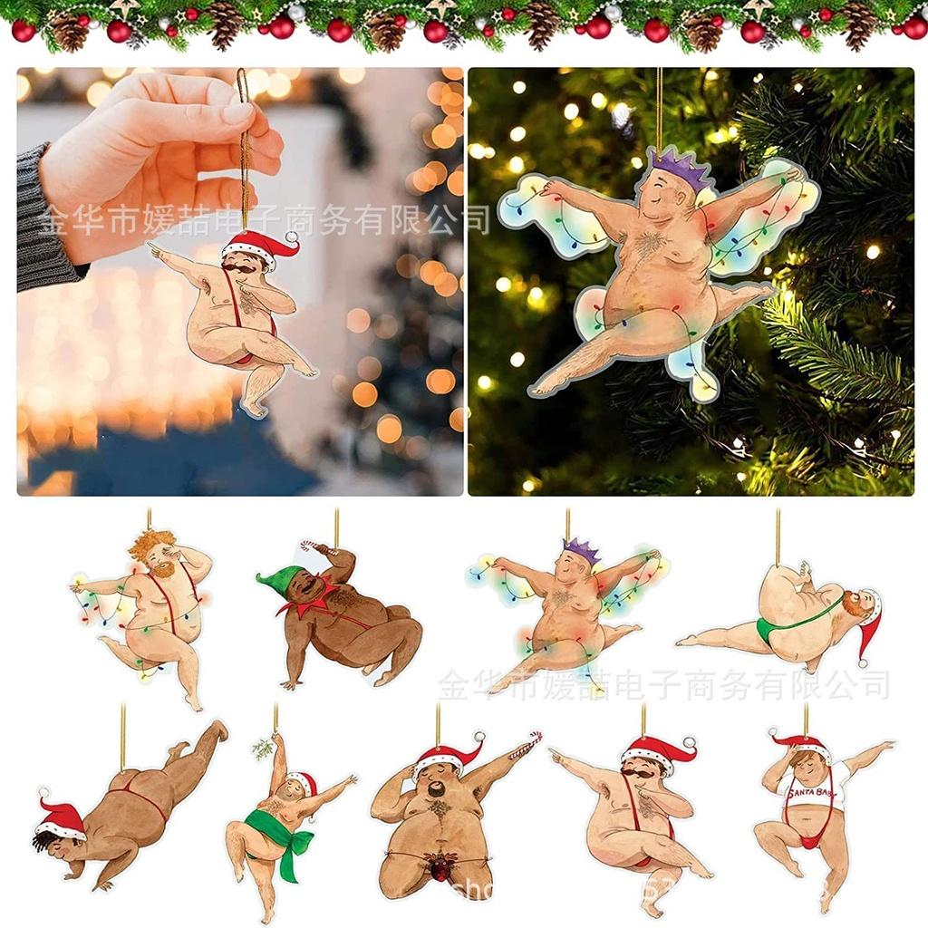 Lustige Weihnachtsdekoration Ornament Für Auto Oder Zuhause Acrylmaterial Cartoon-Design Tolles Geschenk Charaktere)