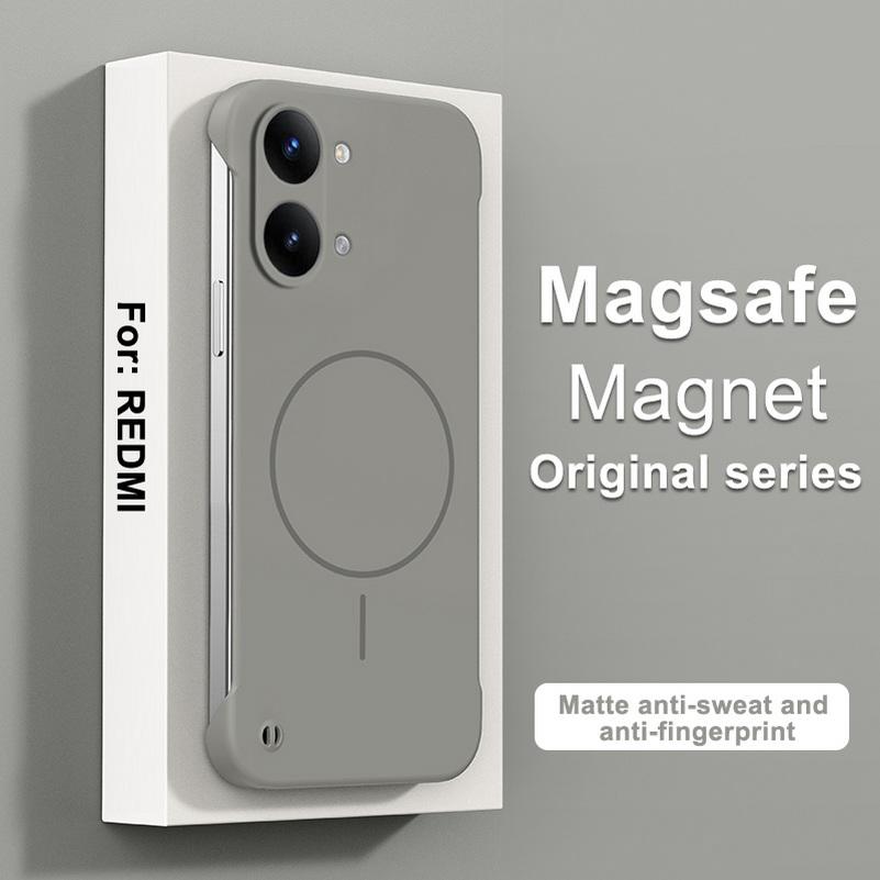 

Slim Bezel-less Skin Feel Thin Magnetic Ring Case For Poco X8 Pro Max x8 pro POCO F8 Ultra M8 F7 Pro X7 Pro F6 F5 Protect Cover Poco X8 Pro Max