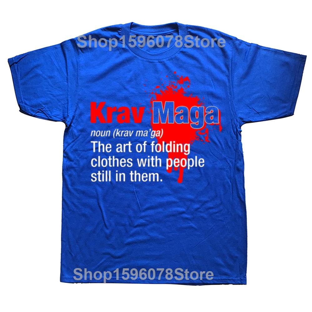 Vtipná definice Krav Maga Podstatné jméno Grafické tričko Pánské Dámská móda Ležérní tričko 100% bavlna Volné Nadměrné tričko Streetwear