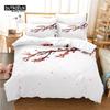 3pcs Duvet Cover Set, 3D Branch Flower Bedding Set, Soft Comfortable Breathable Duvet Cover, For Bedroom Guest Room Decor