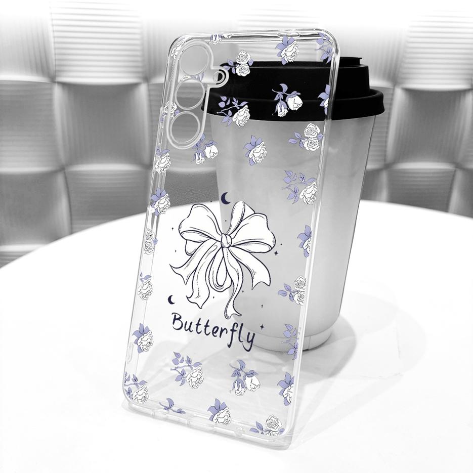 Pro Samsung Galaxy A16 5G Pouzdro SM-A166B Luxusní malovaný kryt s motýlem Měkké silikonové pouzdro Pro Samsung A16 26 36 Galaxy A56