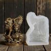 Sturdy Lioness Wing Masked Woman Silicone Candle Mould For Enthusiasts And Craft Lovers
