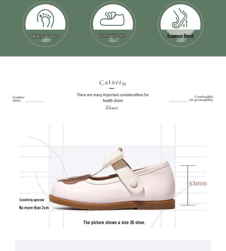 Carter Rabbit Spring 2026 Princess Soft Sole Casual Leather Shoes X3AK010