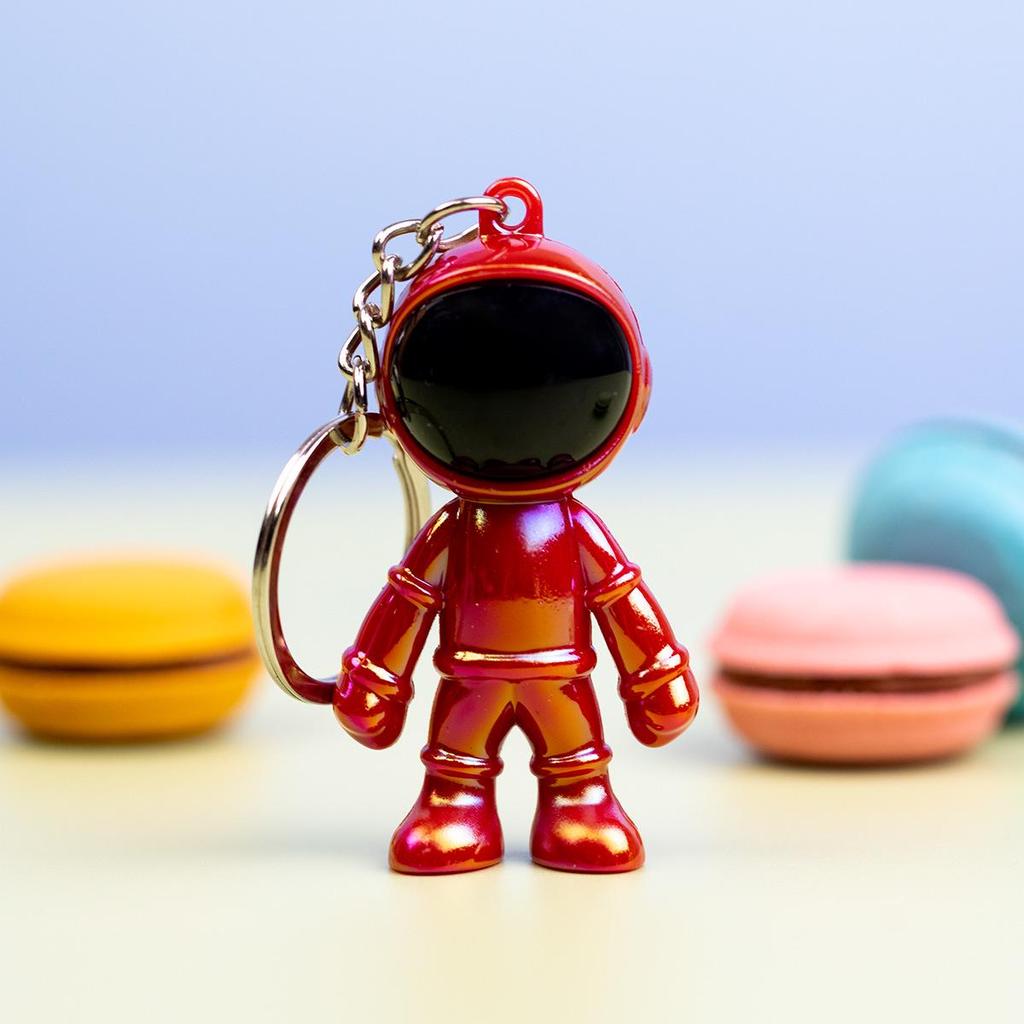 3D Astronaut Schlüsselanhänger - Trendiger Autoanhänger für Taschen & Bekleidungszubehör