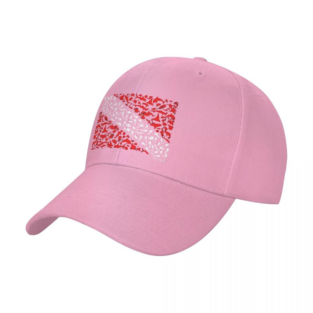 Casquette de Baseball unisexe avec drapeau de plongée sous-marine, chapeau de papa imprimé à la mode, chapeau de sport de plein air avec bord Sandwich