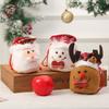 New Christmas decorations Christmas cute old man snowman deer apple bag children's gift bag velvet peace fruit bag
