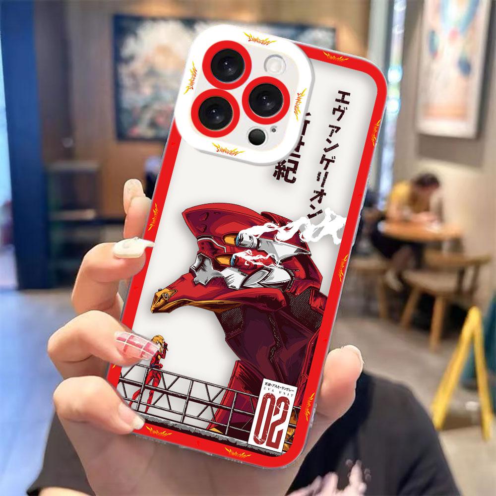 

New E-Evangelion Mecha Clear Phone Case For VIVO Y400 Y100 Y76 Y75 Y51 Y50 Y36 Y35 Y28 Y22S Y21 Y20 Y19S Y17S Y16 Y15S Y04 Case VIVOY22S(Y22)