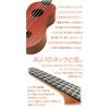 Aria AU-1 Soprano Ukulele, Beginner's 9-Piece Mahogany Set, Adjusted String Height (Standard Beginner's Model), Sweet Tone, with Endpin