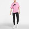 (WMNS) Nike Air Logo Printing Width Loose Sport Short Sleeve 'Pink' Women's DB3841-693