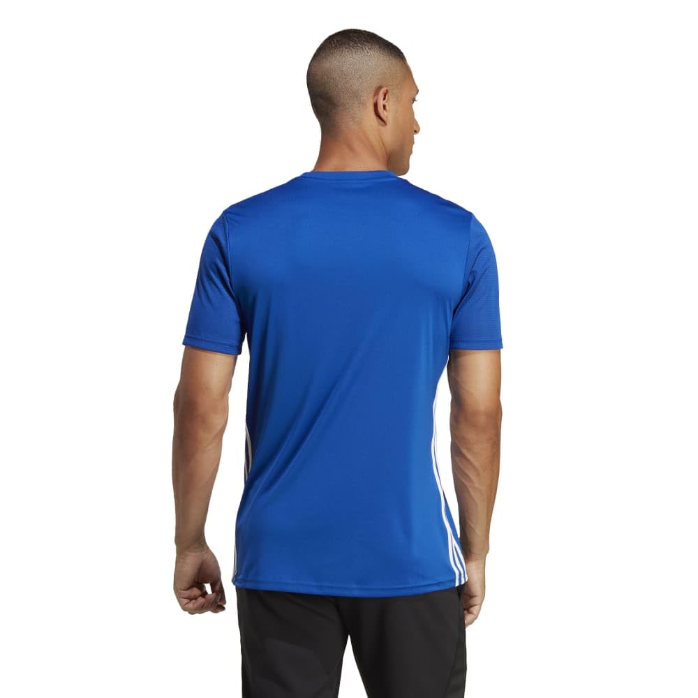 Adidas Tavera 23 Jersey Soccer Short Sleeve Team Royal Size S Men's T-Shirt, Blue/White (H44528), (WJ465)