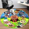 1PC Anpanman Office Round Area Rug Suitable For Office, Under Office Chairs Bedroom Living Room Home Decor, Room Deco T1224003