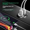 Unsichtbares 66-W-Autoladegerät mit PD30-W-Metall-Zugring für superschnelles Laden und 100-W-Blitzladen