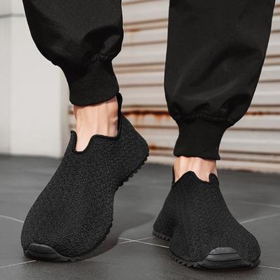 Fashion Quick-Drying Man Casual Sneaker Slip-on Mesh Upper Athletic Running Miked Colour Shoe In Promotion Wide Gym Sports Shoes for Men
