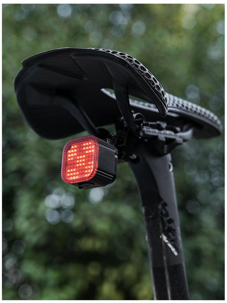 Bike Rear Tail Light for Night Riding – Safety Warning and Brake Light for Road & Mountain Biking