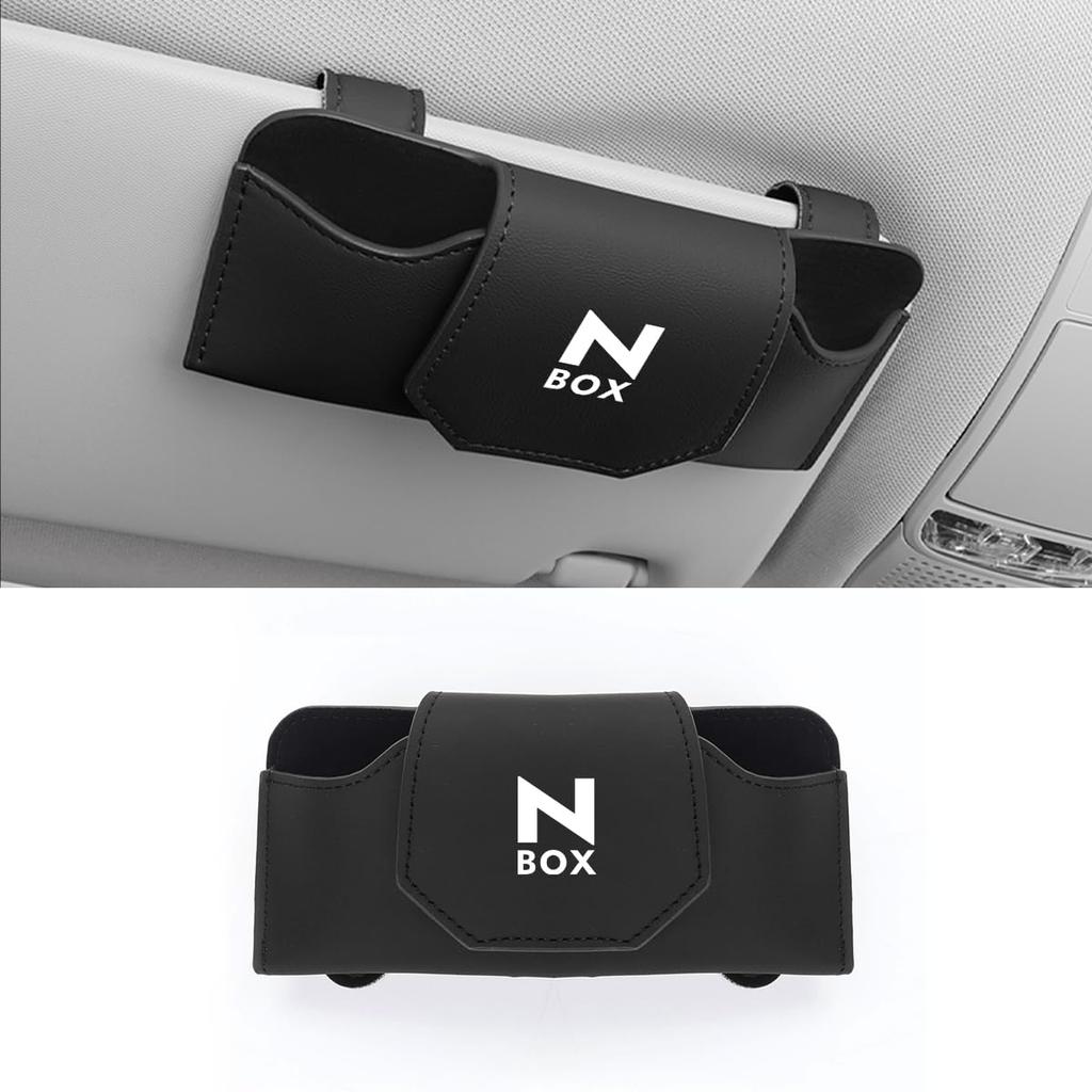 Compatible Sunglasses Car Glasses Compatible with JF 4 and JOY Easy Protects Leather Sun Car Car Accessories N-BOX Holder, Holder, N-BOX 5, 6, Series,