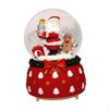 Christmas Snow Globe Lantern Glitter Water Home Decoration for Fireplace