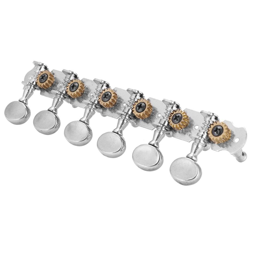 6L6R Configuration Guitar Tuning Pegs Smooth Tuning Machine Heads  For Guitar Repair