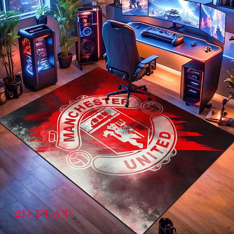 Man Utd  Carpet Rug for Living Room Bedroom Home Sofa Decoration,Kids Play Nonslip Floor Mat