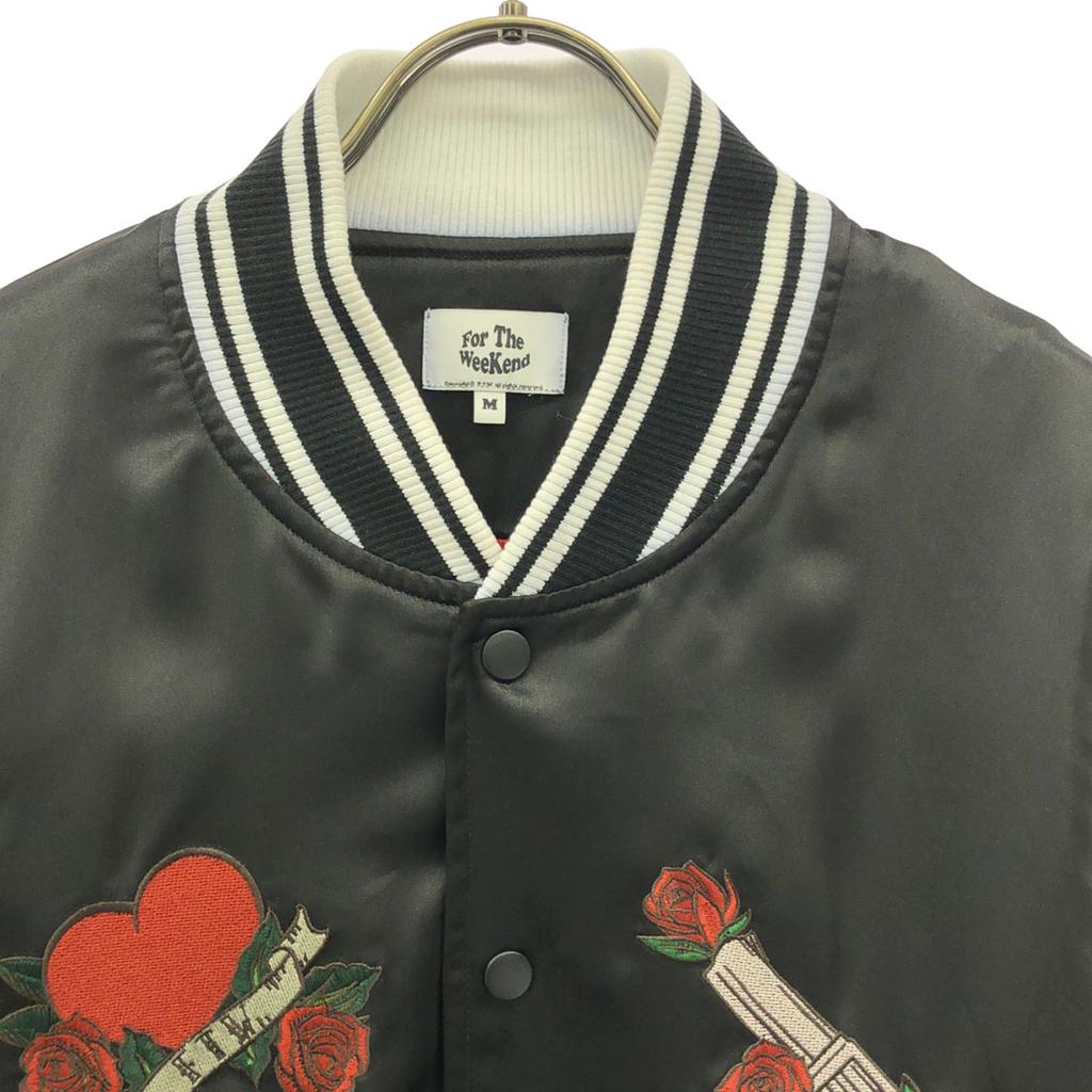 FTW Embroidery Sukajan M Black For The Weekend Men's Used