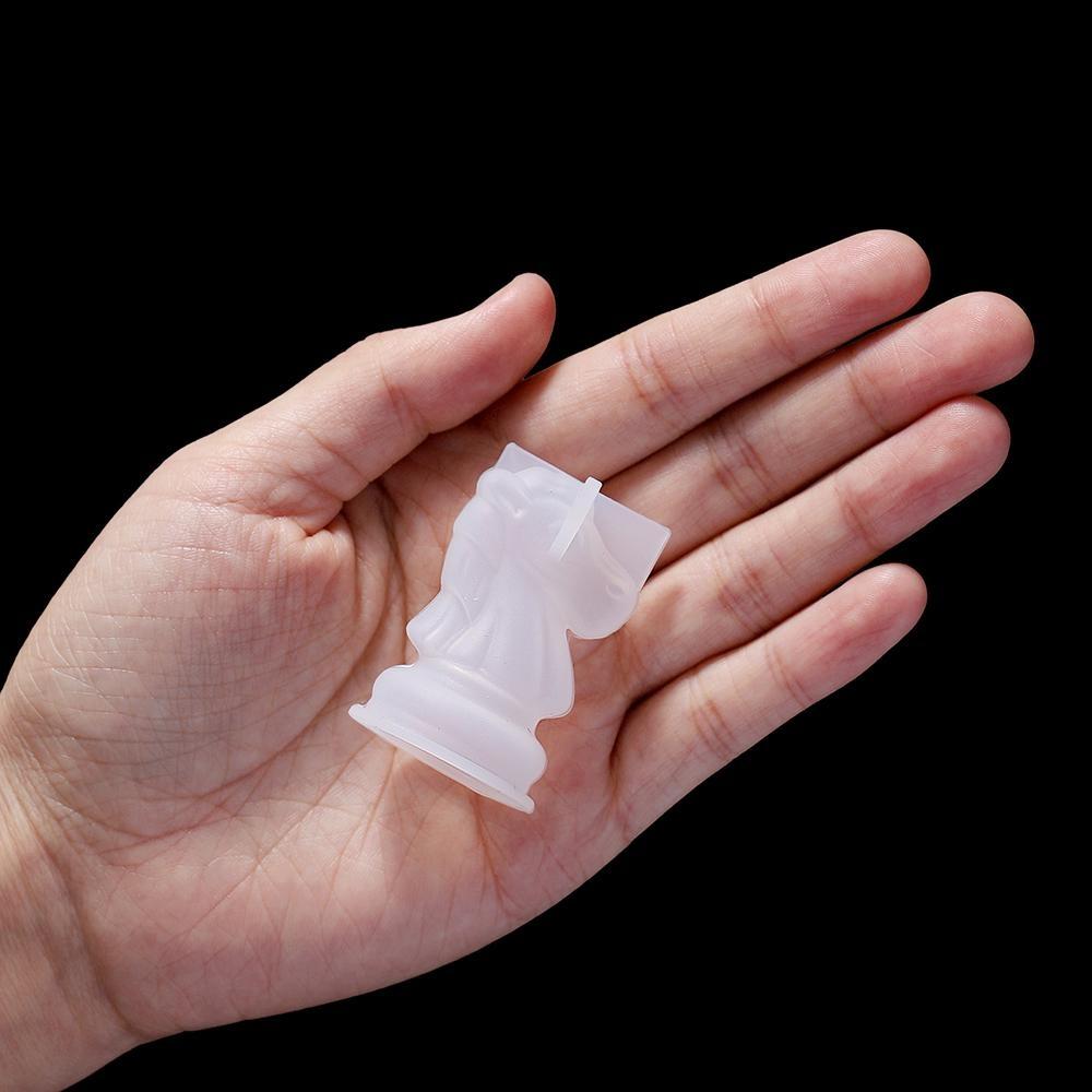 1 buc. Matriță de silicon 3D piesă de șah Șah internațional Matriță pentru turnare rășină epoxidică Pentru meșteșuguri DIY rășină epoxidică cristalină
