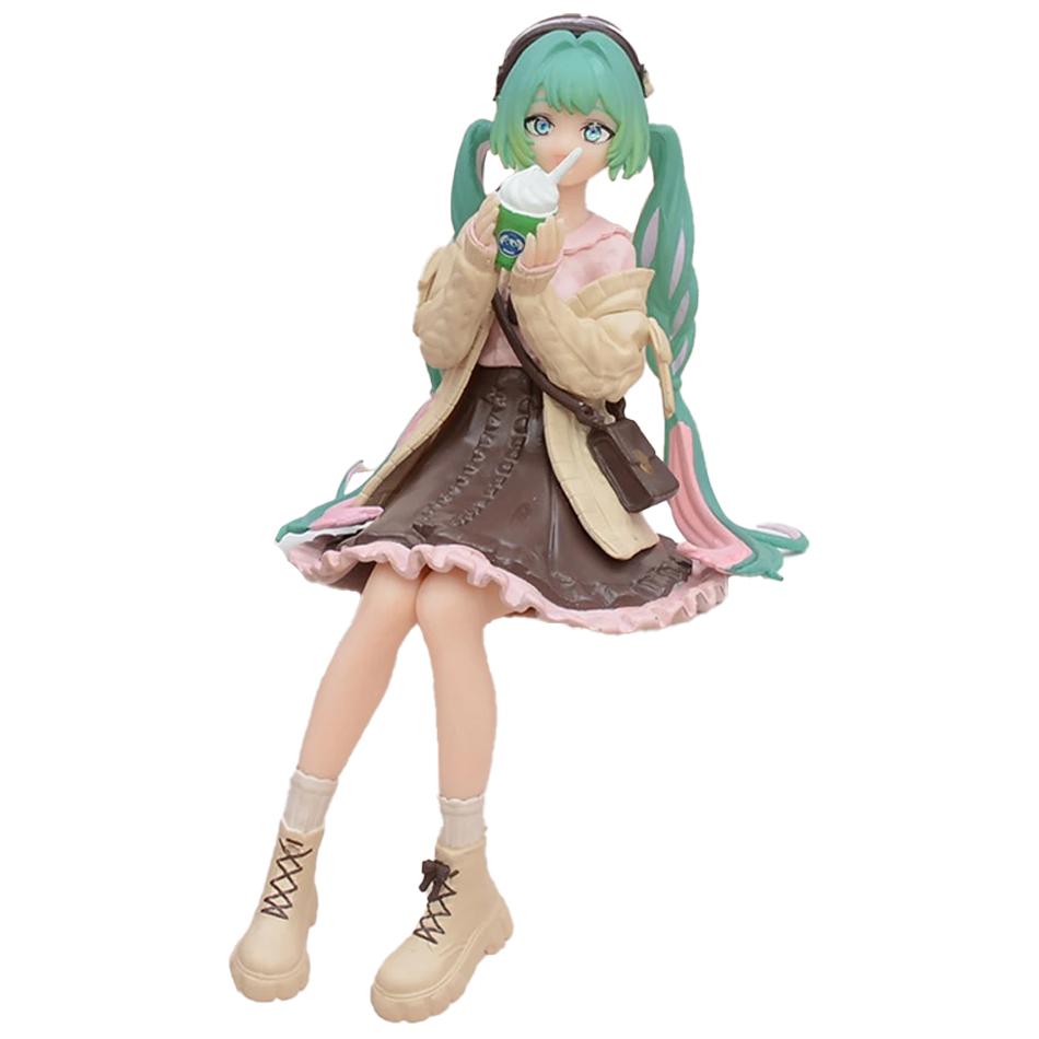 Hatsune Miku Desktop Schattige Actiefiguur 11cm Neko T-shirt Versie. Anime Figuur Kawaii Meisjes Model Speelgoed Cadeaus