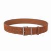 Fashion 4.5cm widened deerskin nubuck women's belt with silver square pin buckle for coat decoration designer