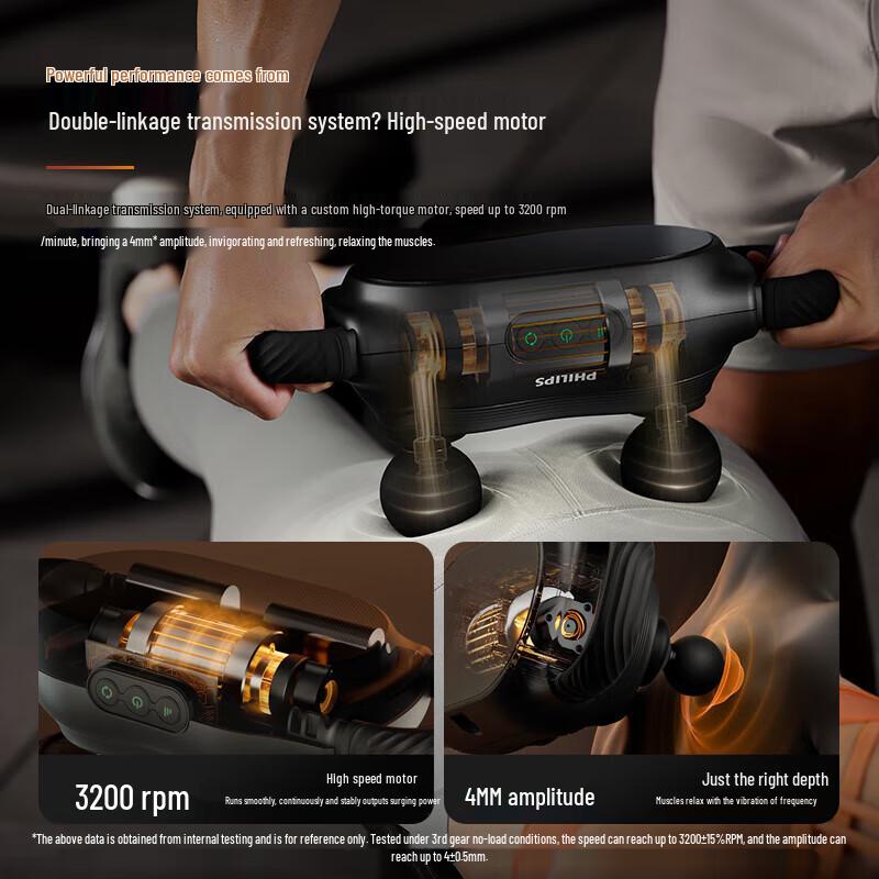 Philips PPM5401G Double-Head Fascia Massage Gun