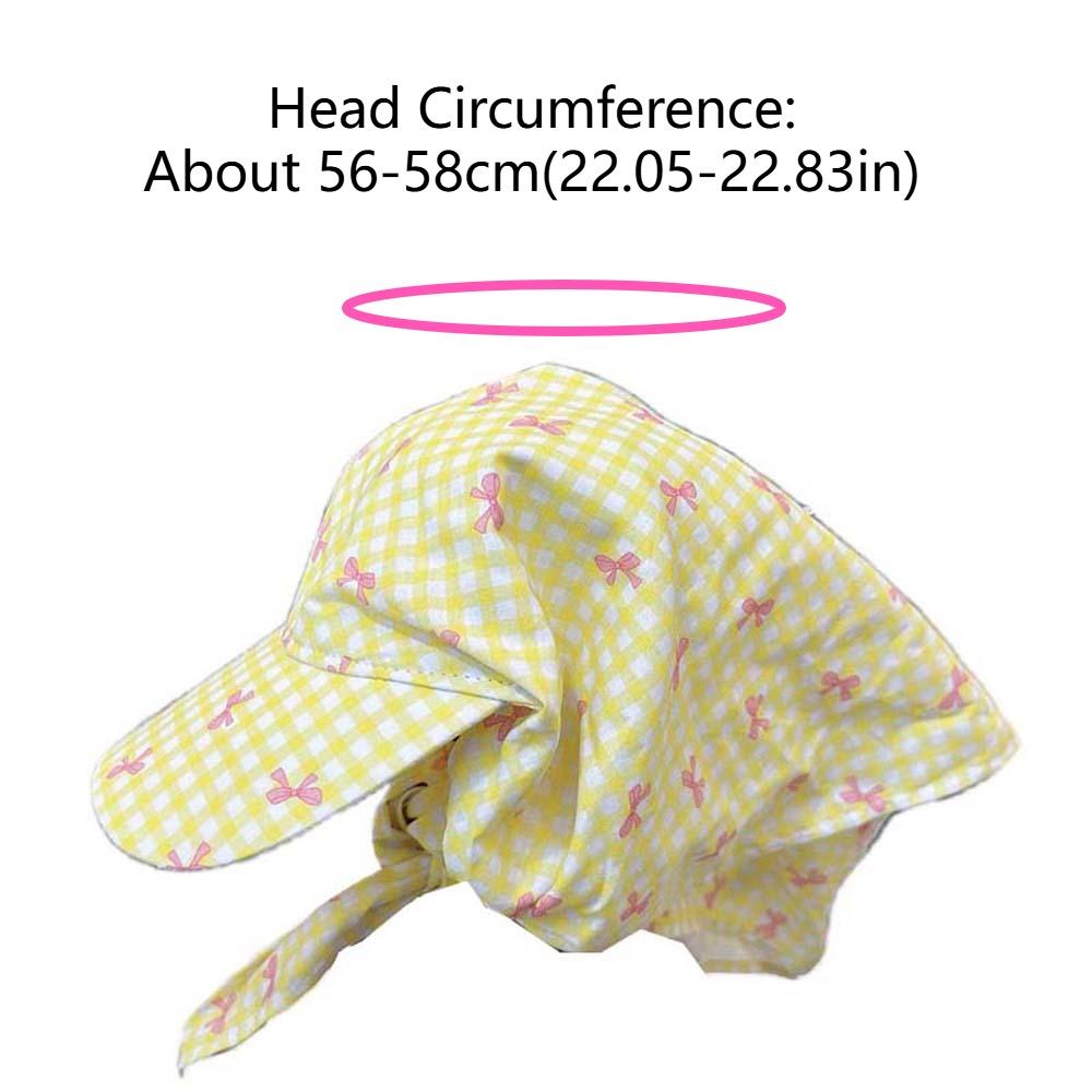 Fashion Rural Style Headscarf Baseball Hat Plaid Bow Scarf Peaked Cap Soft Breathable Strappy Bandana Cap Women
