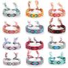 Nepal Ethnic Style Lucky Woven Bracelet with Colorful Tassels and Irregular Pattern