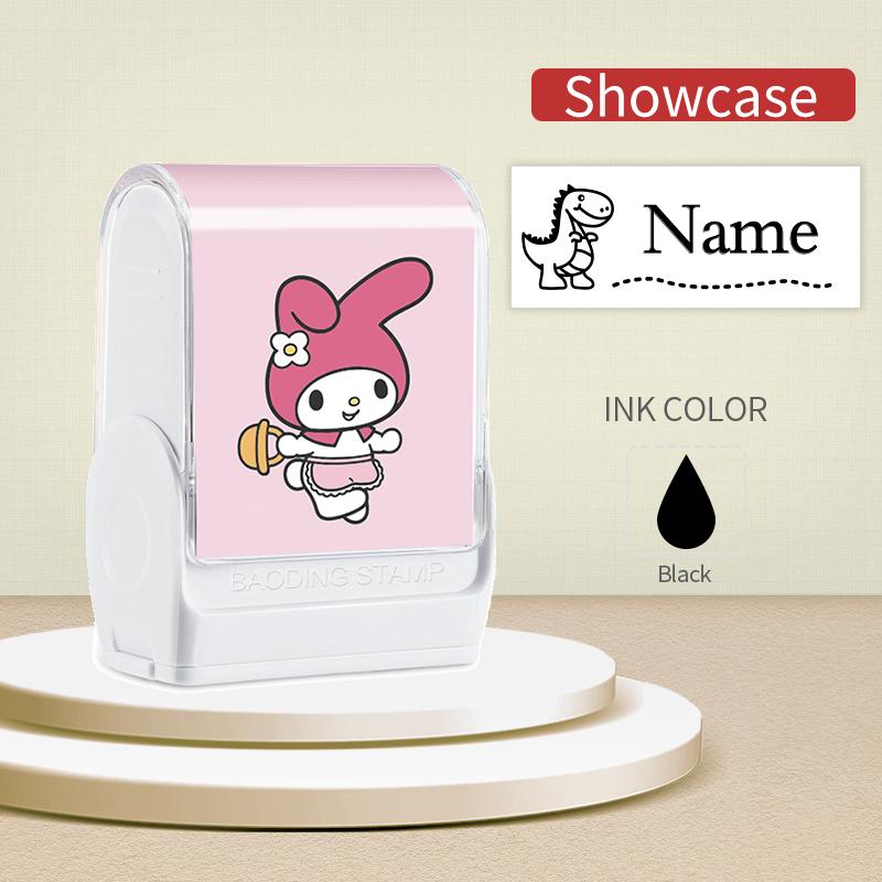 

Персонализированная печать с именем Cinnamoroll - Водонепроницаемая, устойчивая к выцветанию чернильная печать для канцелярии, Подарок на день рождения, Школьный сезон, Милая и стильная