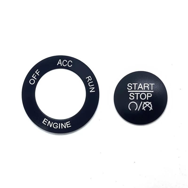for Dodge Charger Journey Durango Challenger Engine Ignition Decoration Ring One Button Start Button Attached Inside Accessories чёрный
