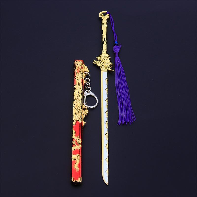 Naraka: Bladepoint Tang-Style Black Gold Sword Alloy Model Toy