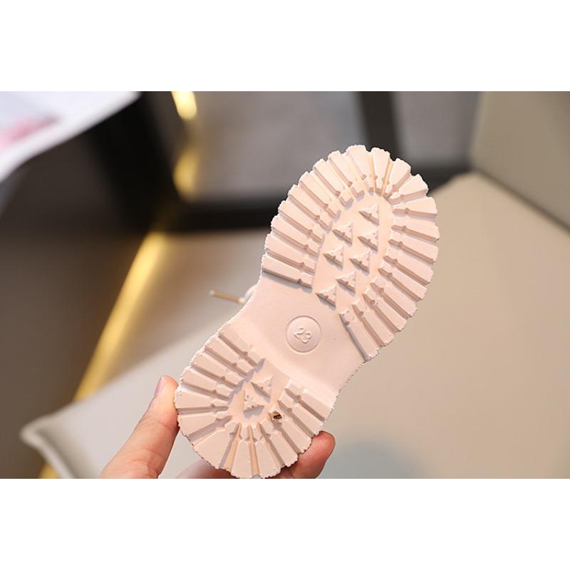 Autumn New Style Children's Fashion British Short Boots / Boys' Side-Zipper Trendy Martin Boots / Girls' Soft-Sole Casual Boots (Solid Color)