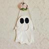 Ghost Candy Bag Spooky White Ghost Goodie Bags Fabric Ghost