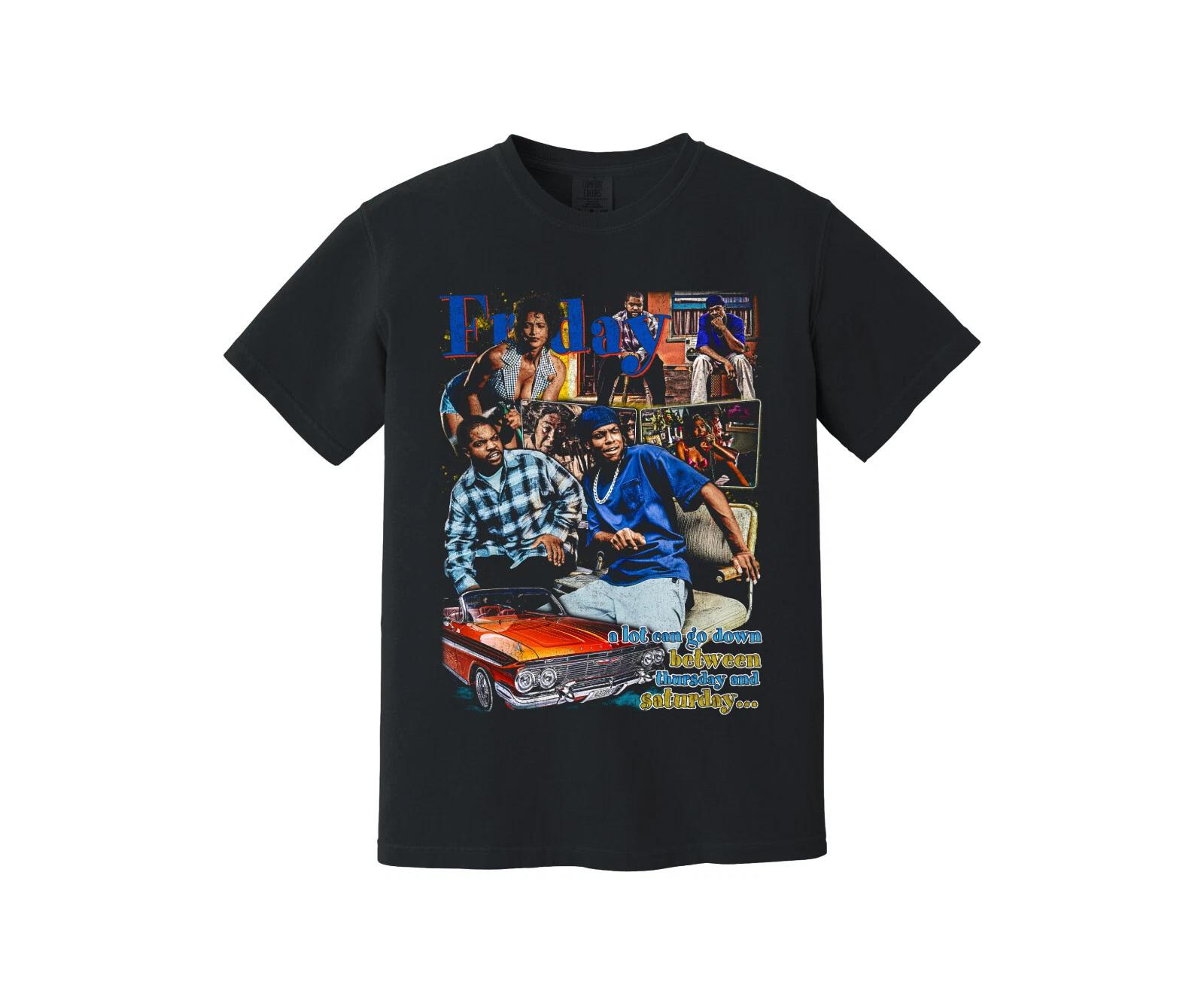 Friday Heavyweight T Shirt - 1990s movie hip hop film Chris Tucker Ice Cube XXXXL