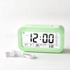 New alarm clock, smart charging model, voice timekeeping electronic clock, children's living room, small alarm clock, backlit creative digital clock