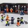 M8119 M8025 Police Hunt For Fugitive Building Block Minifigures Small Particles Pieced Toy Bags