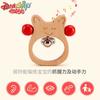 Baby Rattle Toy Baby's Rattle Grasping Wooden Handbell for Baby's Attention Attracting