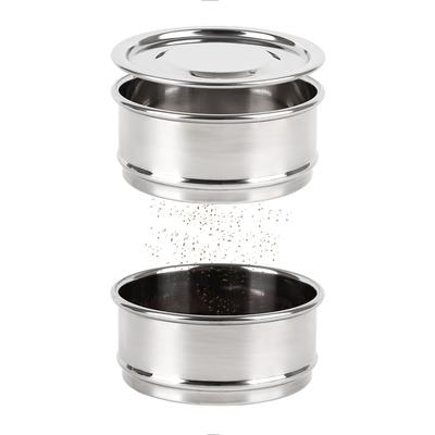 Watchget Coffee Sieve, Stainless Steel Coffee Powder Sifter, Calibration Sieve, Coffee Bean Grinding Test Sieve with Lid, 20 Mesh